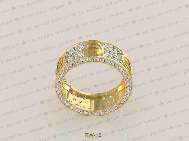 Womens Ring-RW-15 3D Model