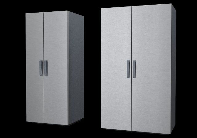 36 and 48 Inch refrigerator residential and commercial architecture 3D Model