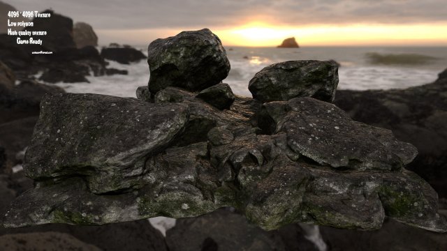 Rocks 1 3D Model