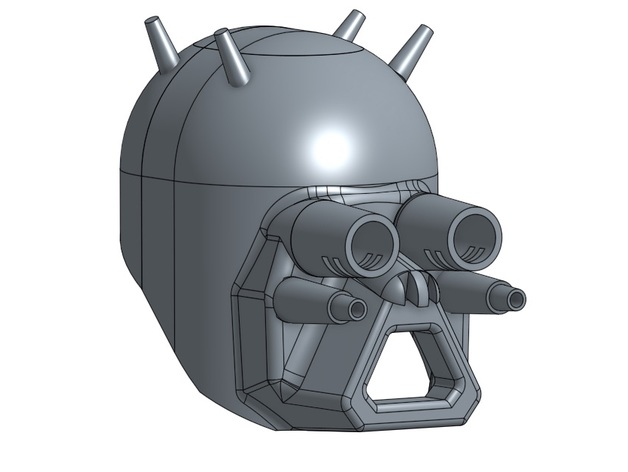 AOTC Male Tusken Raider Helmet 3D Print Model