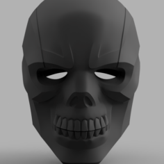 Black Mask Helmet 3D Print Model