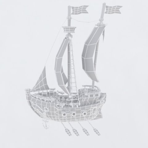 Ship5 3D Model