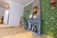 The living room is 1803 3D Model