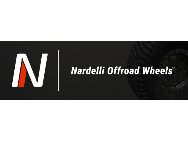 Nardelli Offroad Wheels 3D Print Model