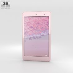 Kyocera Qua Tab 01 Pink 3D Model