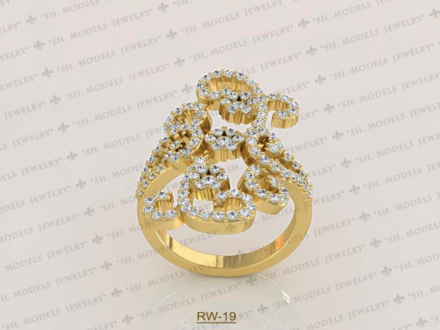 Womens Ring-RW-19 3D Model