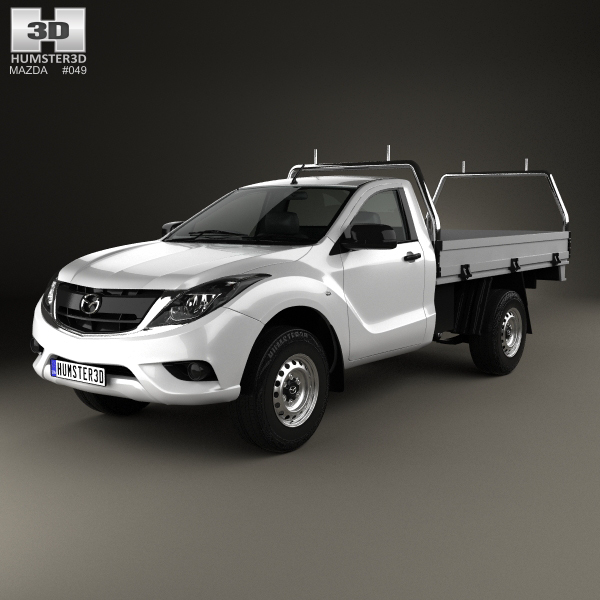 Mazda BT-50 Single Cab Alloy Tray 2016 3D Model