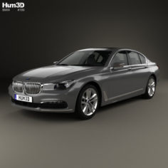BMW 7 series (G12) Le 2015 3D Model