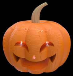 9 Pumpkin designs with different faces for Halloween season Free 3D Model