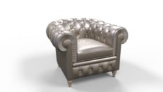 Luxury Manager Office classic armchair 3D Model