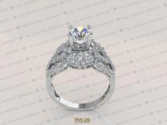 Womens Ring-RW-29 3D Model