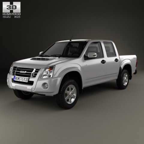 Isuzu D-Max Double Cab 2006 3D Model