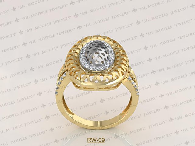 Womens Ring-RW-09 3D Model