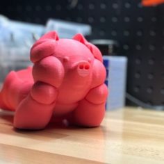 Piggie Soap Dish 3D Print Model