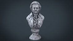 Mozart Bust 3D Model