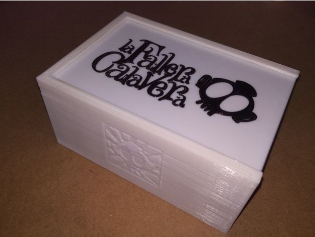 Caja Fallera Calavera (con fundas) + expansión 3D Print Model