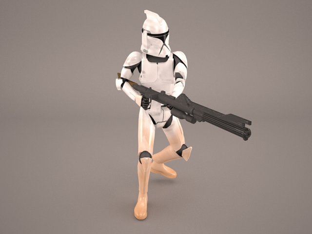 Clonetrooper Star Wars 1 3D Model