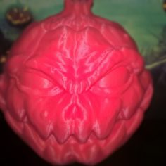 Halloween Pumpkin scarecrow head (no support) 3D Print Model