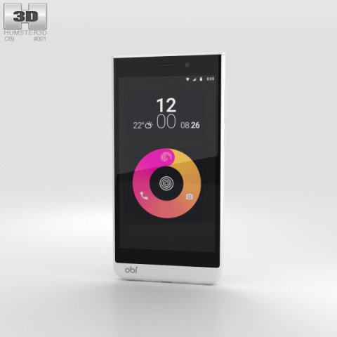 Obi Worldphone SJ15 White 3D Model