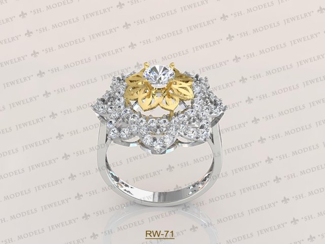 Womens Ring-RW-71 3D Model