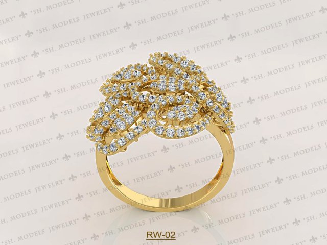 Womens Ring-RW-02 3D Model