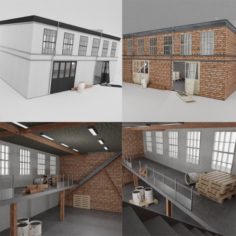 Building Factory Fps 3D Model