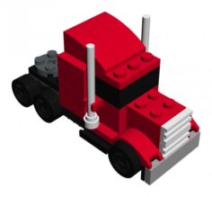Lego 8664 Road Hero Free 3D Model