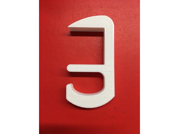 Under-Desk Hook for 30mm desktop 3D Print Model