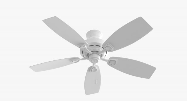 Ceiling Fan – Hanter Sea Wind Collection white 3D Model