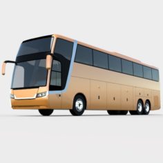 Generic Large Bus 3 Axis 3D Model