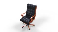 Luxury Manager armchair 3D Model