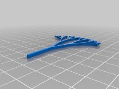 Tree with Leaves 3D Print Model
