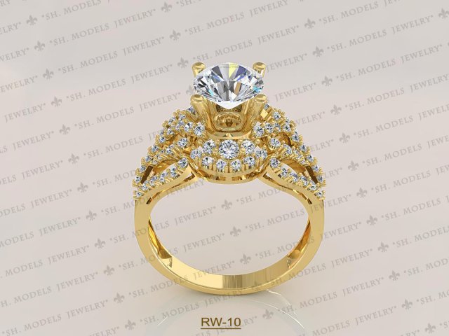 Womens Ring-RW-10 3D Model