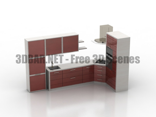 Hi-tech kitchen 3D Collection