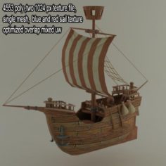 Ship3 3D Model