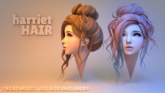 Harriet Hair 3D Model