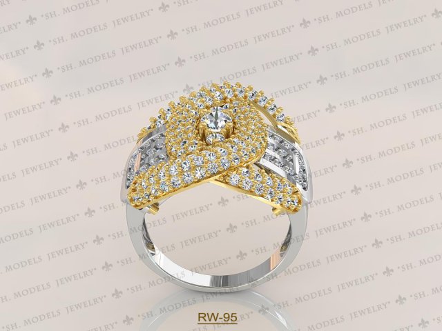 Womens Ring-RW-95 3D Model