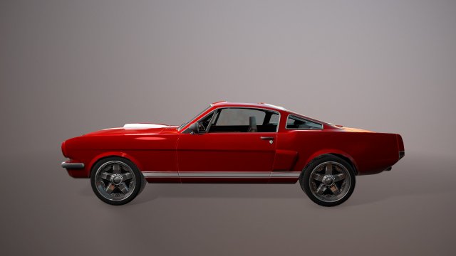 Mustang 1966 3D Model