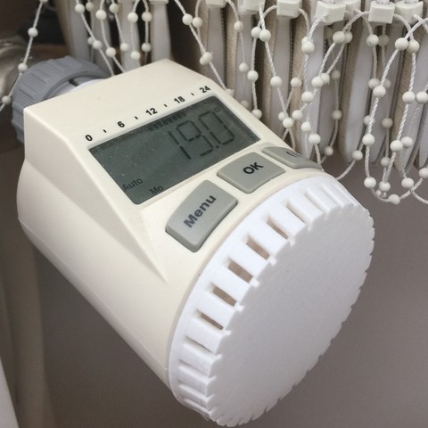 Electronic thermostat knob 3D Print Model