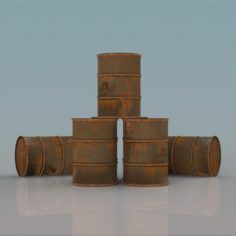 Barrel Set 3D Model