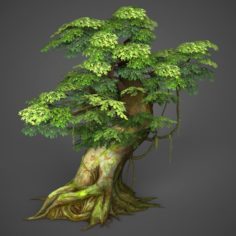 Game Ready Low Poly Tree 03 3D Model