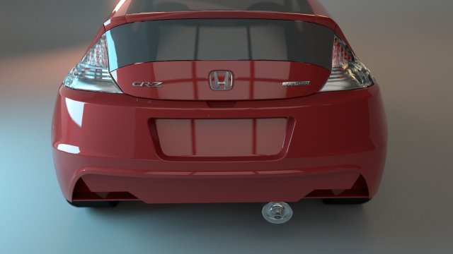 Honda CRZ Rally 3D Model