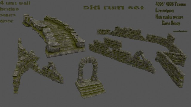 Old ruin 3D Model