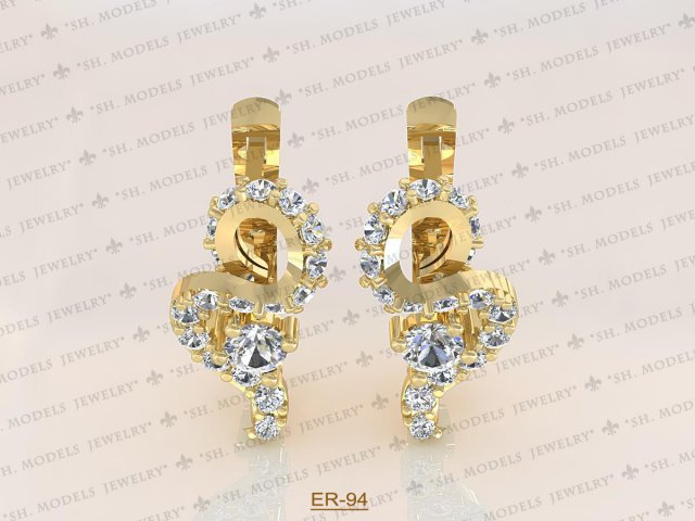 Earrings-94 3D Model