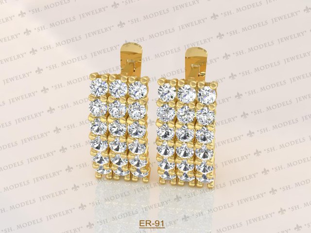 Earrings-91 3D Model