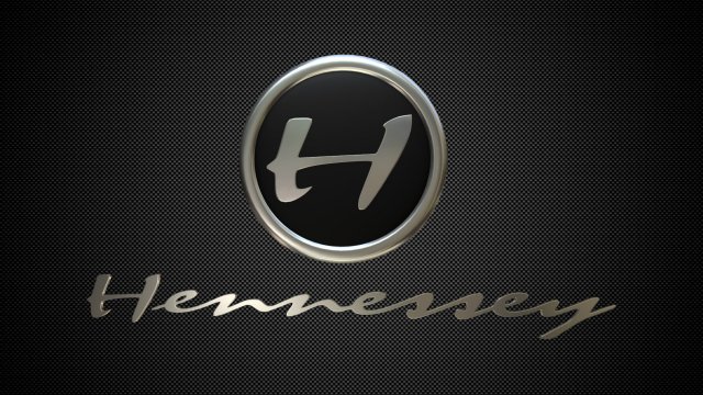 Hennessey logo 3D Model
