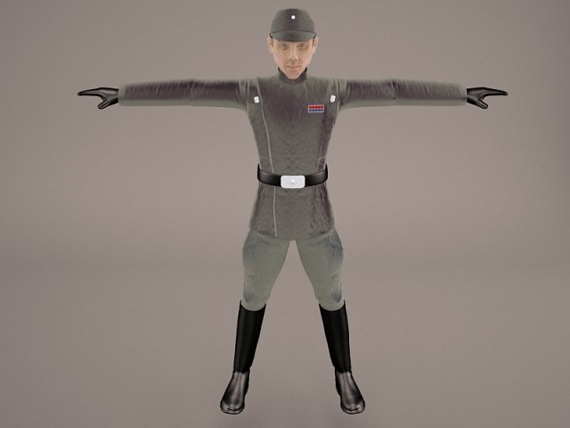Imperial Officer Star Wars 3D Model