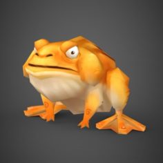 Game Ready Fantasy Toad 3D Model