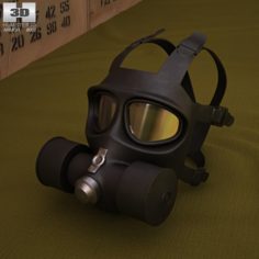 FG-1 Fire Mask 3D Model