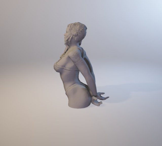 Slave Women bust Free 3D Model